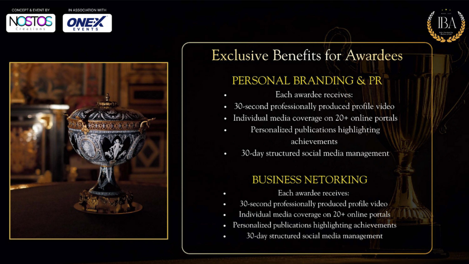 Indo–Thai Inspiring Business Award By Nostos